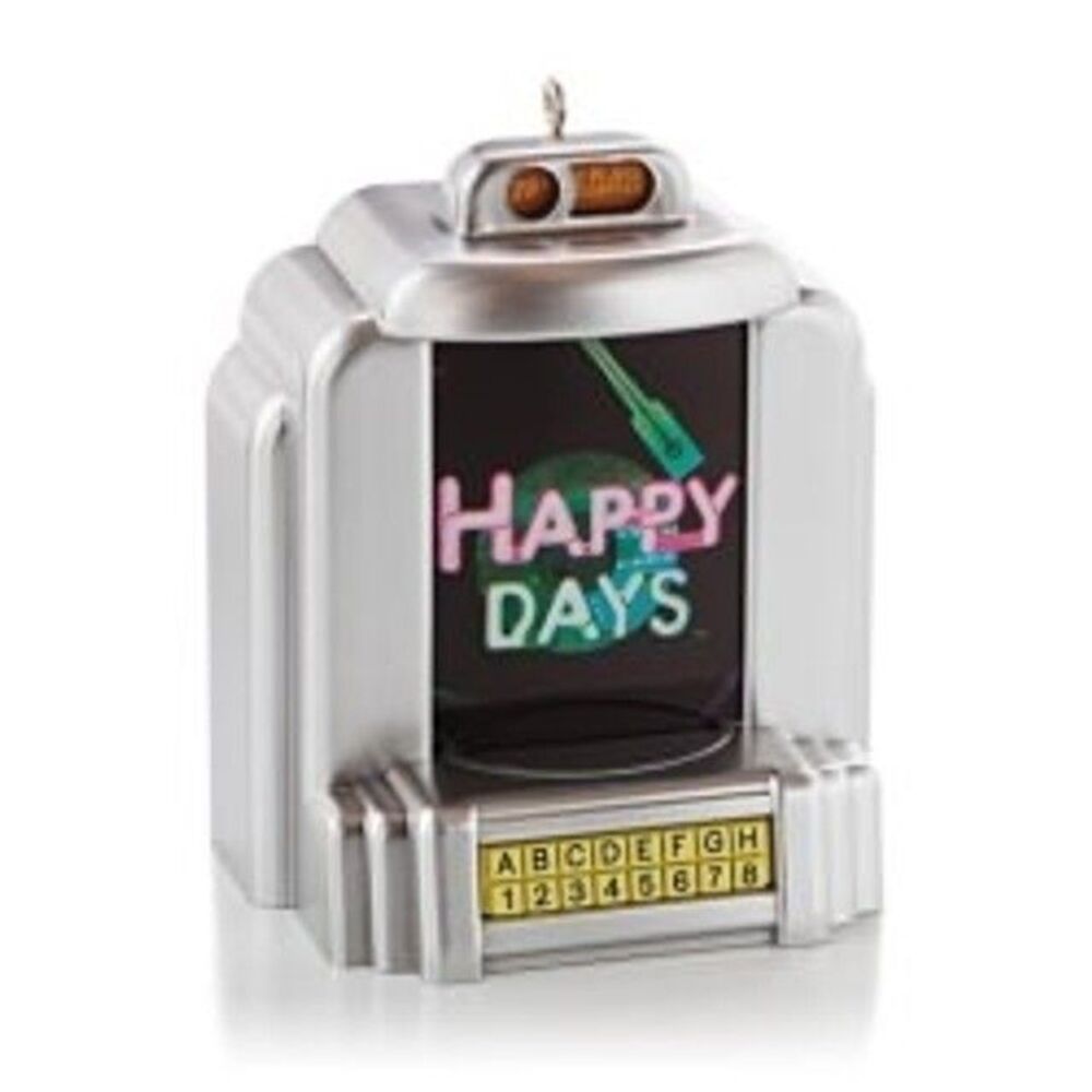 Hallmark Happy Days 2013 Jukebox Ornament Music Sound Optional Light New in Box